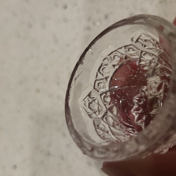 Vintage Miniature Cut Crystal Punch Bowl & 6 Cups - Picture 9 of 10